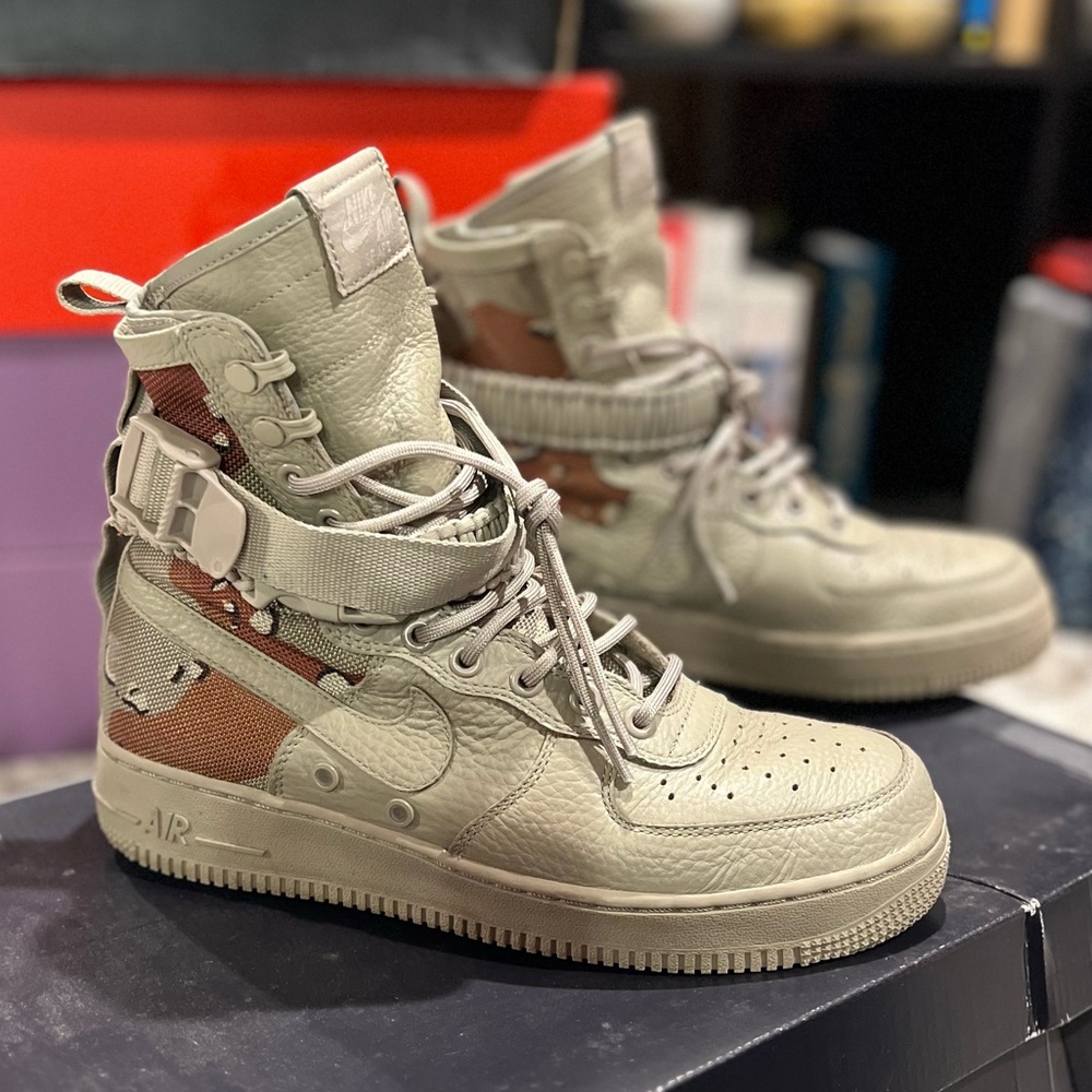 Mens Nike SF Air Force 1 ‘Desert Camo’